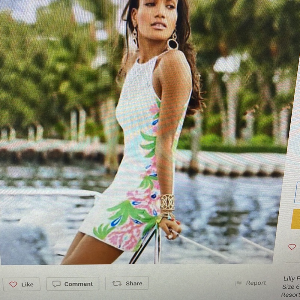 Lilly Pulitzer Tropical Fruit lace. Size 4. New. With tags